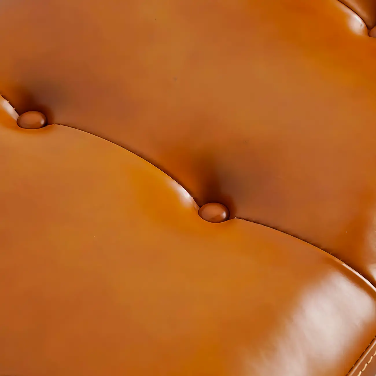 Modern Rectangular Cushioned Leather Bedroom Bench