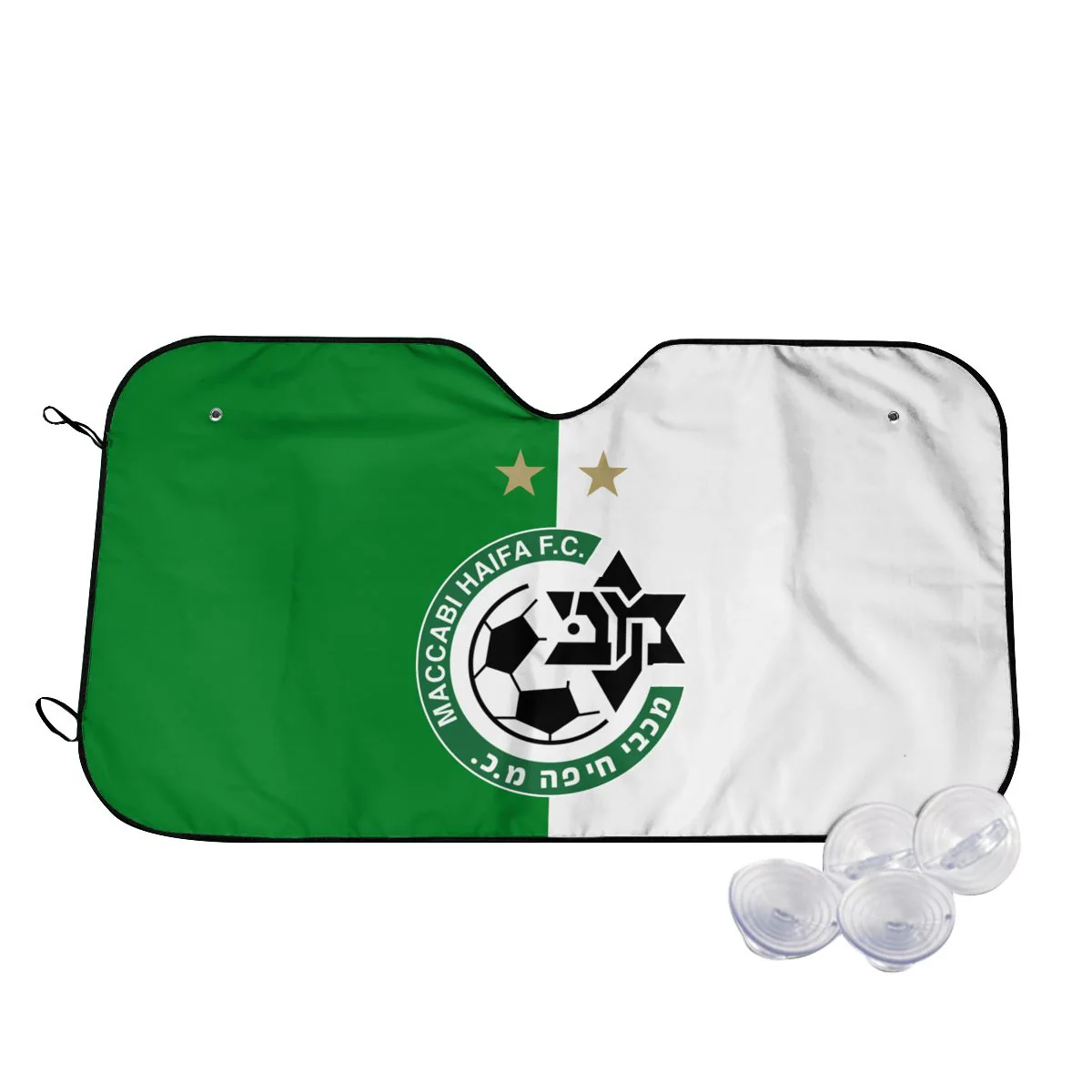 HULIANFU Israel Maccabi Haifa FC Car Windshield Sun Visor Can Effectively Block The Sun For Your Car - Deanwangkt