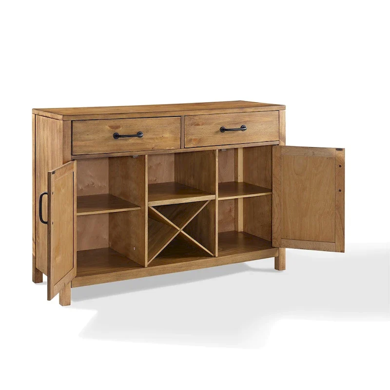 Crosley Roots Natural Finish Buffet - 52 W x 18 D x 36 H