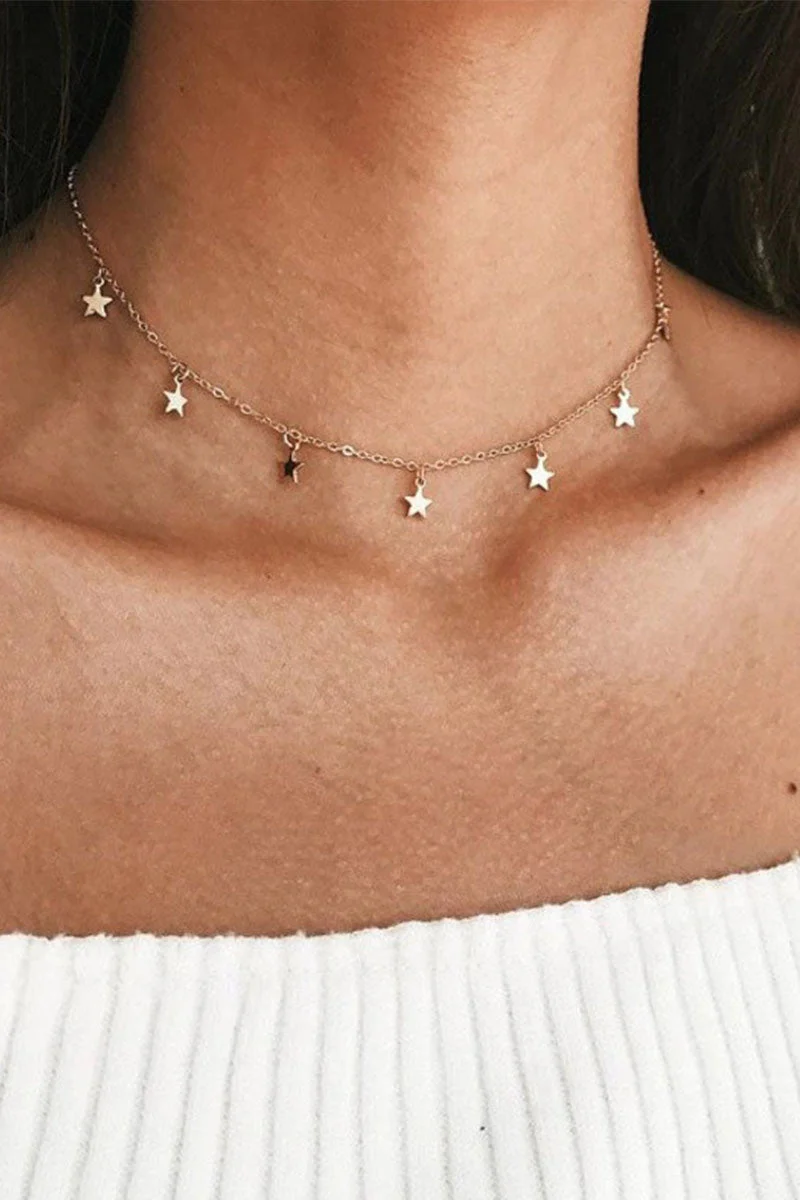 hulianfu Fashion Simplicity Solid Necklaces Accessories - Deanwangkt