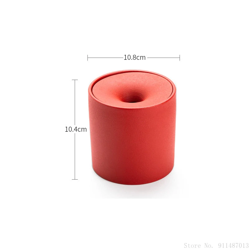HULIANFU Stoneware ashtray with lid living room coffee table decoration Anti-ash portable ashtray Home Hotel Office Supplies/Gifts - Deanwangkt
