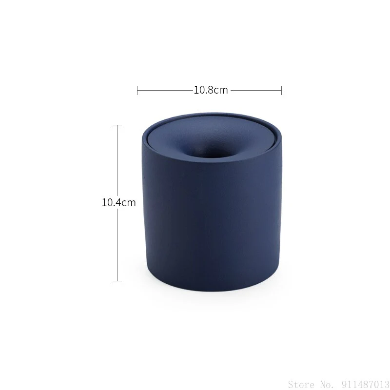 HULIANFU Stoneware ashtray with lid living room coffee table decoration Anti-ash portable ashtray Home Hotel Office Supplies/Gifts - Deanwangkt