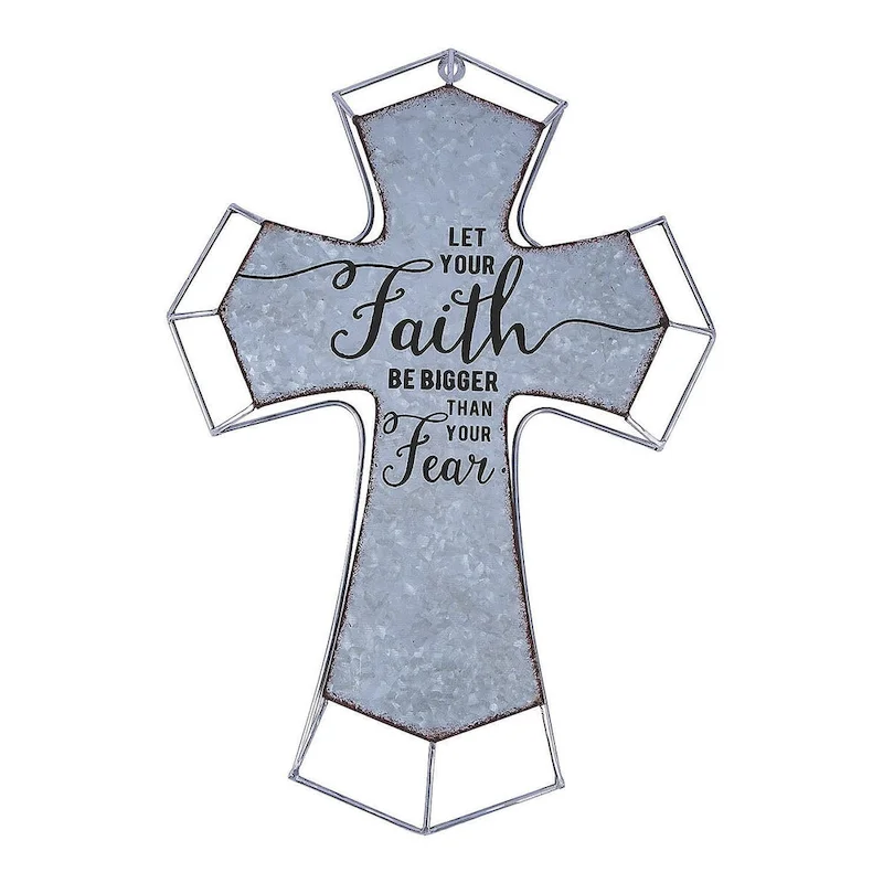 Faith Cross Sign, All Seasons, Home Decor, Decorative Accessories, 1 Piece