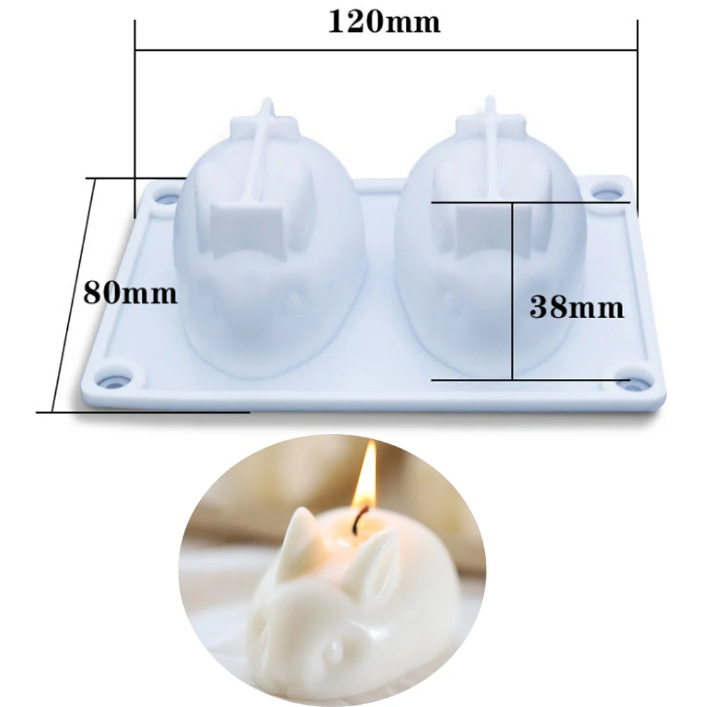 HULIANFU Scented Candle Mold DIY Wool shape Candle Silicone Casting Mold Handmade Candle Soap Making Wax Mold Handcraft Home Decoration - Deanwangkt