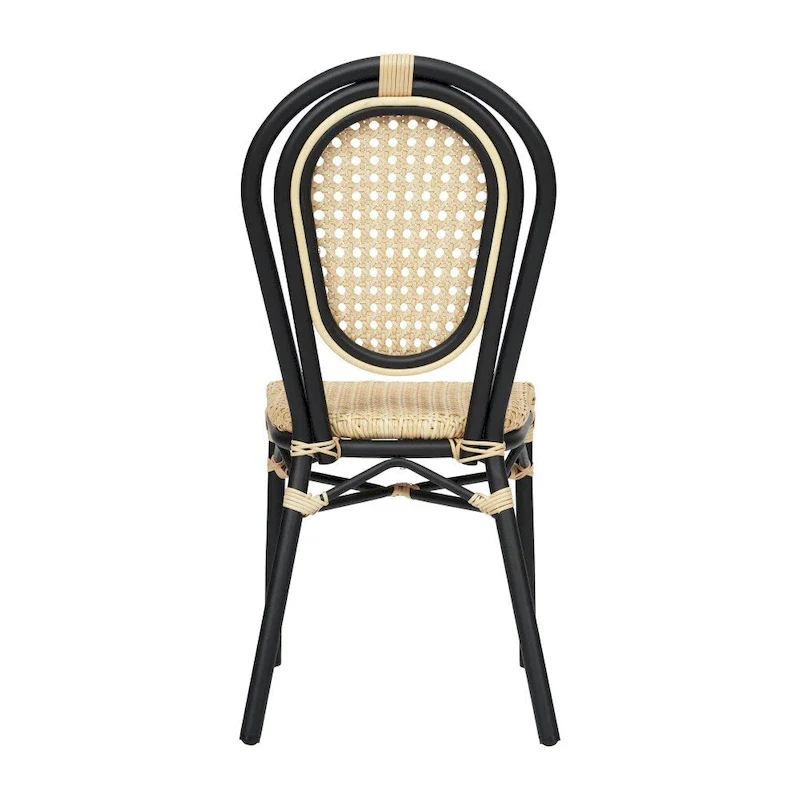 All-Weather Commercial Paris Chair with Metal Frame - N/A