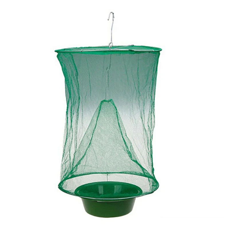 HULIANFU The Ranch Fly Trap Reusable Fly Catcher Killer Cage Net Trap Pest Bug Catch for Indoor or Outdoor Family Farms  Restaurants - Deanwangkt