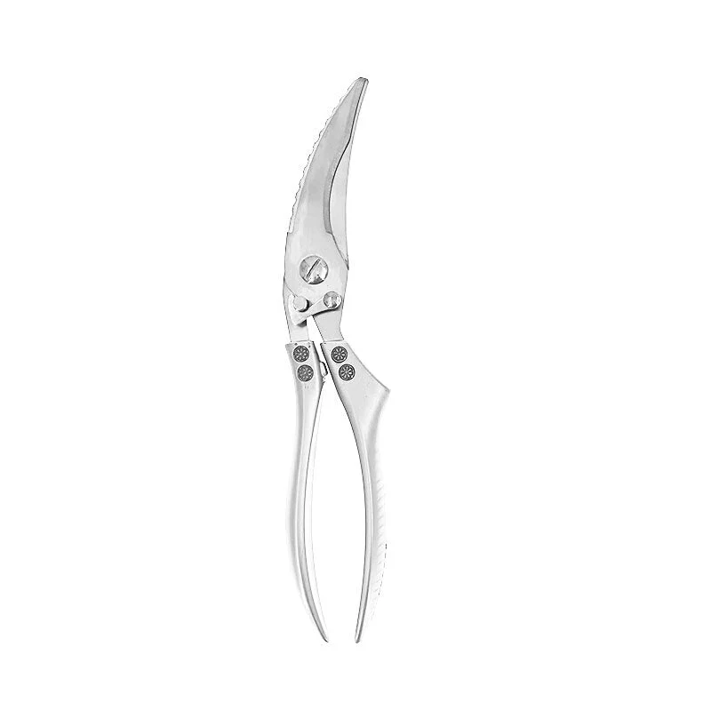 HULIANFU Kitchen Scissors Chicken Bone Scissors Chicken Duck Fish Cutter Shears Stainless Steel Scissors Scale Clean Cook Scissors Knife - Deanwangkt