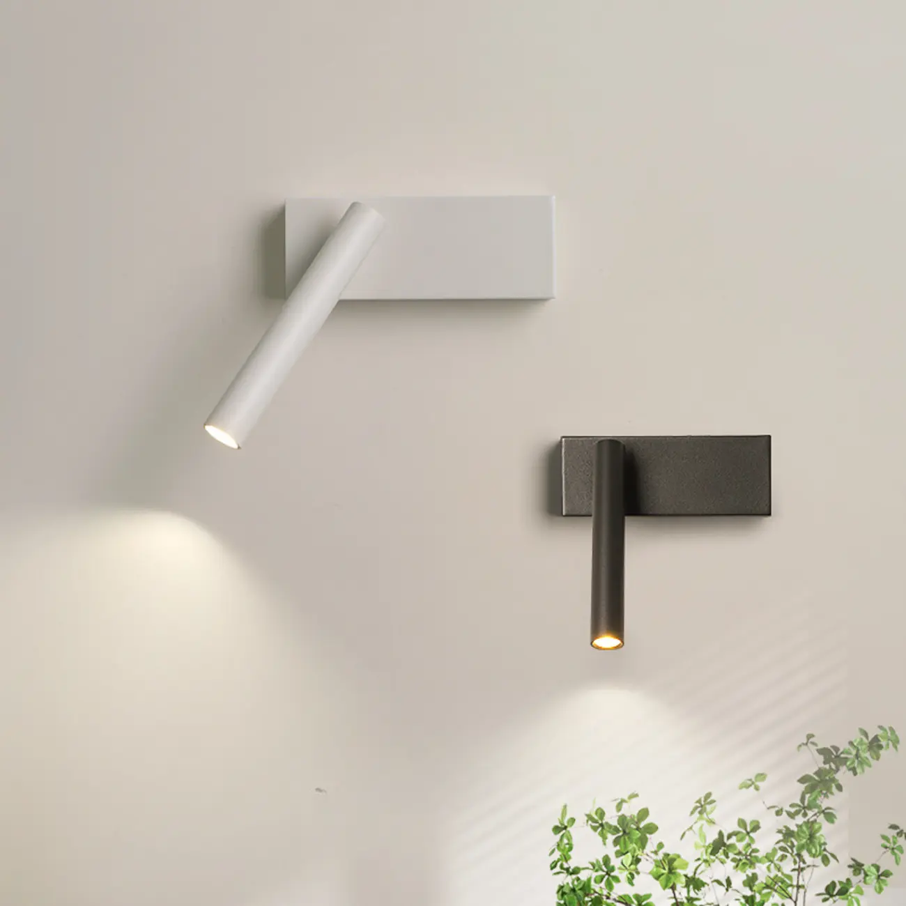 Sleek Adjustable Metal LED Wall Sconce with Acrylic Shade