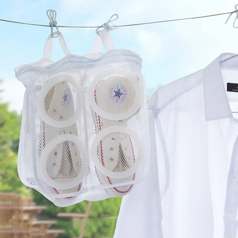 HULIANFU Washing Machine Shoes Bag Travel Clothes Storage Bag Portable Laundry Bags Underwear Sock Bra Protective Net Mesh Cleaning Tools - Deanwangkt