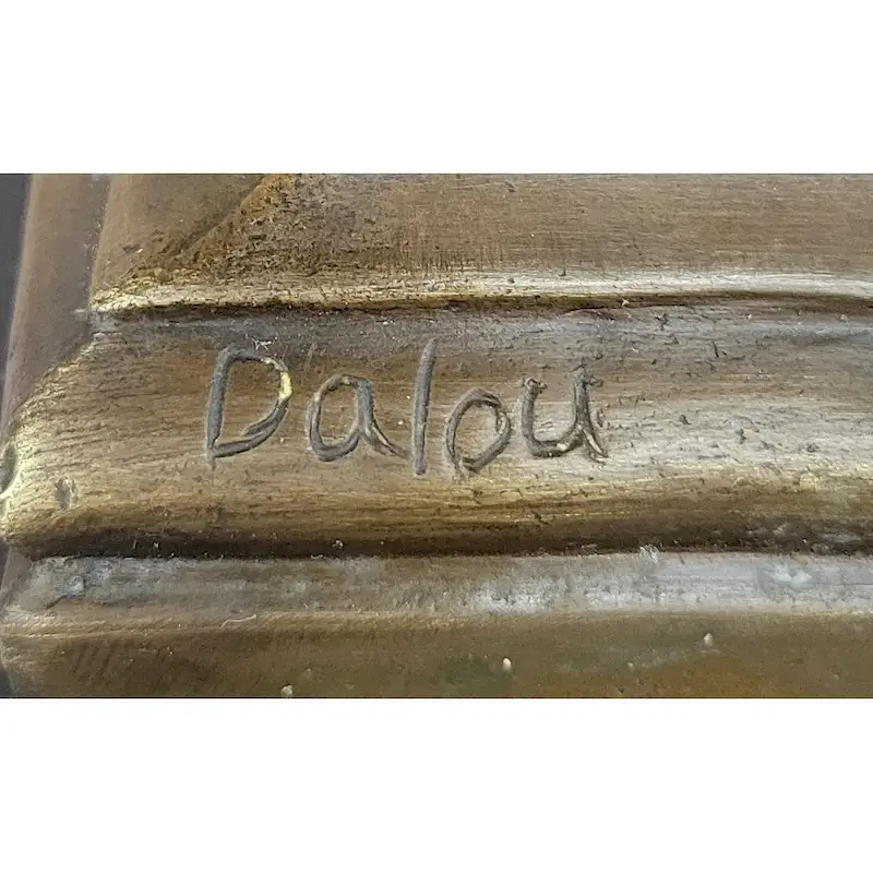 Charming Smiling Boy Bronze Bust Sculpture With Marble Base By Dalou