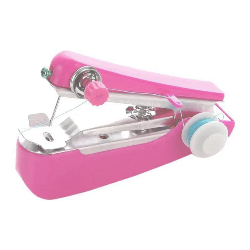 HULIANFU Mini Sewing Machines Needlework Cordless Hand-Held Clothes Useful Portable Sewing Machines Handwork Tools Sewing Accessories - Deanwangkt