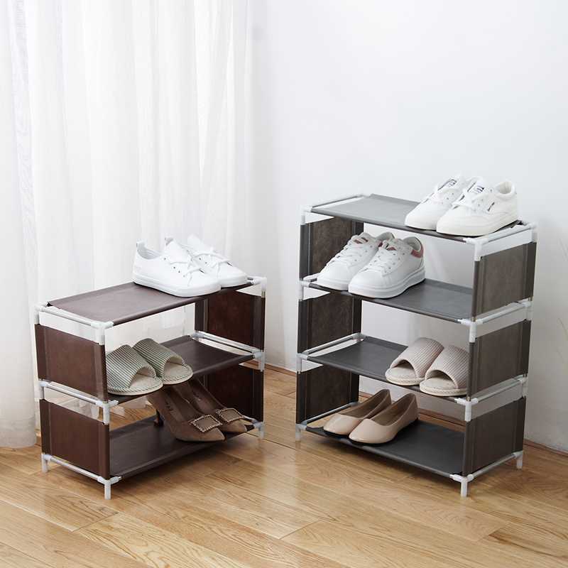 HULIANFU Multi-storey Shoe Rack Multi-functional Organizer Household Cloth Storage Rack Easy To Assemble Dormitory Provincial Space Rack - Deanwangkt