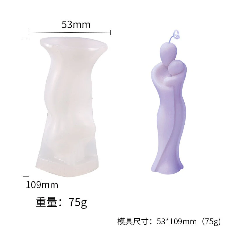 HULIANFU Vintage Roman Column Candle Mold DIY Portrait Scented Silicone Mold Venus Goddess Human Body Plaster Mold Candle Mold Making - Deanwangkt