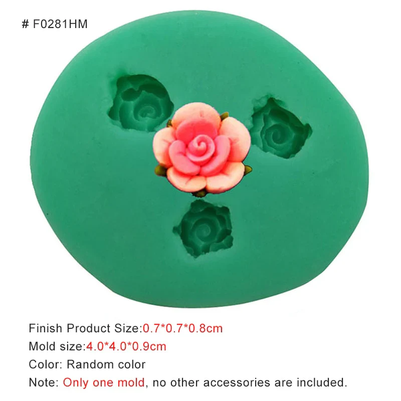 HULIANFU New Mini Flowers Series Silicone Mold DIY Handmade Fondant Cake Baking Chocolate Sugar Cake Tool Resin Polymer Clay Making Mould - Deanwangkt