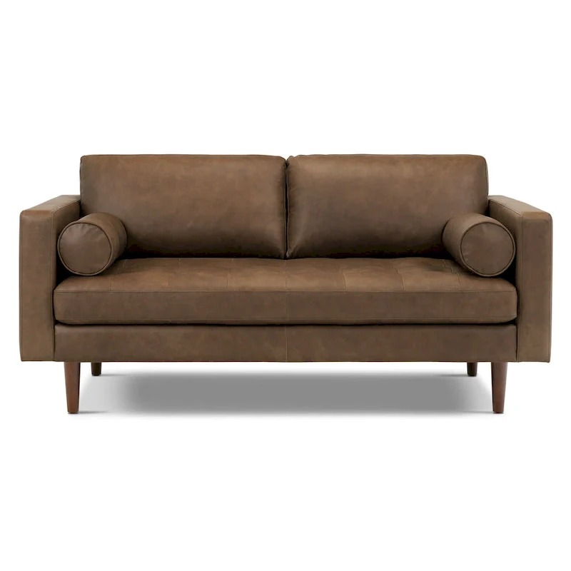 Napa 72 Apartment Sofa - Full Grain Genuine Italian Leather