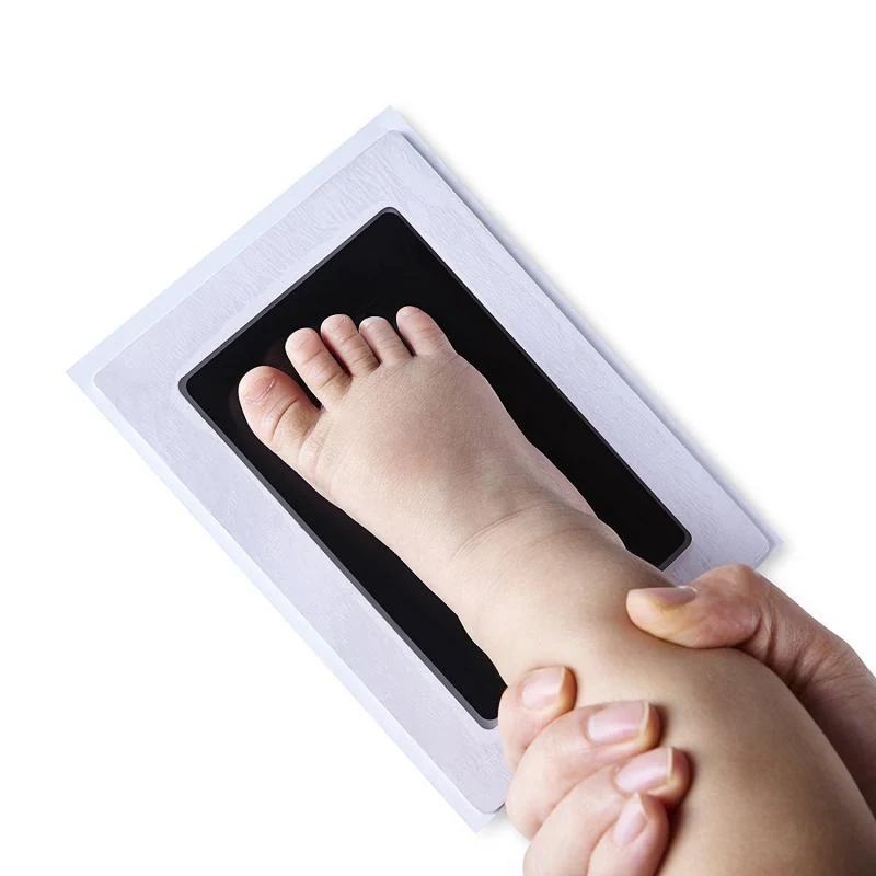 HULIANFU Safe Non-toxic Baby Footprints Handprint No Touch Skin Inkless Ink Pads Kits For 0-6 Months Newborn Pet Dog Paw Prints Souvenir - Deanwangkt