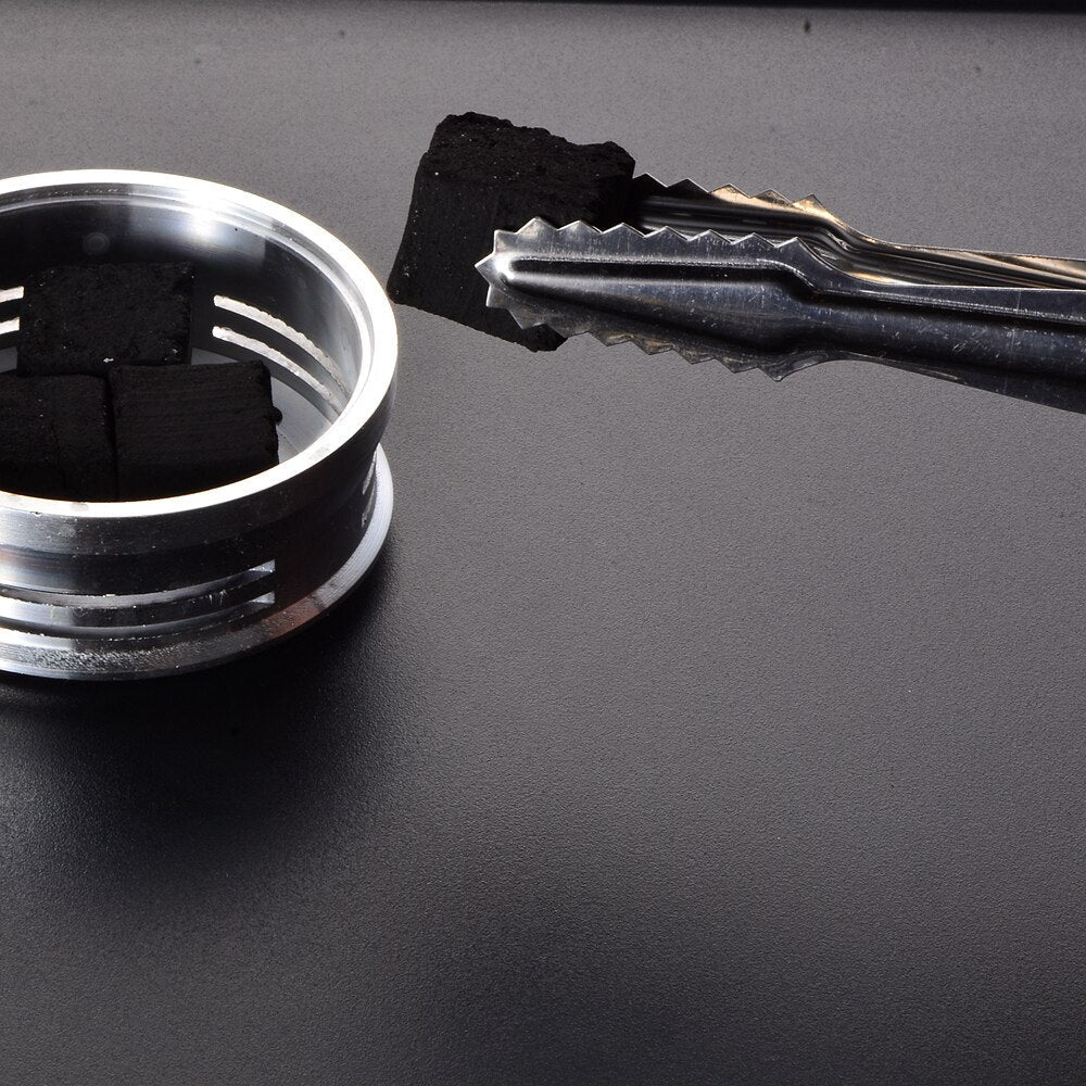 HULIANFU Metal Shisha Hookah Charcoal Tongs Tweezers Tobacco Tongs Water Pipe Sheesha Chicha Narguile Charcoal Tongs Shisha Hookah Tool - Deanwangkt