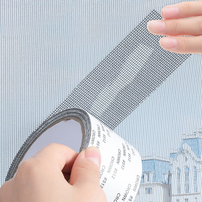 HULIANFU Screen Repair Tape Window Door Waterproof Patch Self-adhesive Super Fix Anti-Insect Door Mosquito Net Mesh Broken Holes Repair - Deanwangkt