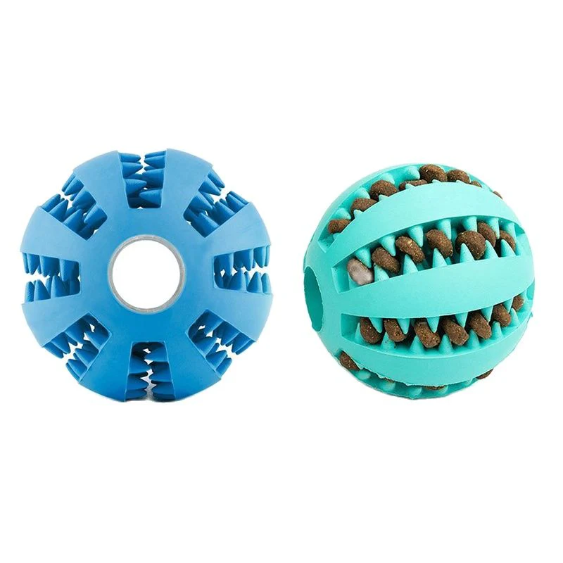 HULIANFU Toys for Dogs Rubber Dog Ball For Puppy Funny Dog Toys For Pet Puppies Large Dogs Tooth Cleaning Snack Ball Toy For Pet Products - Deanwangkt