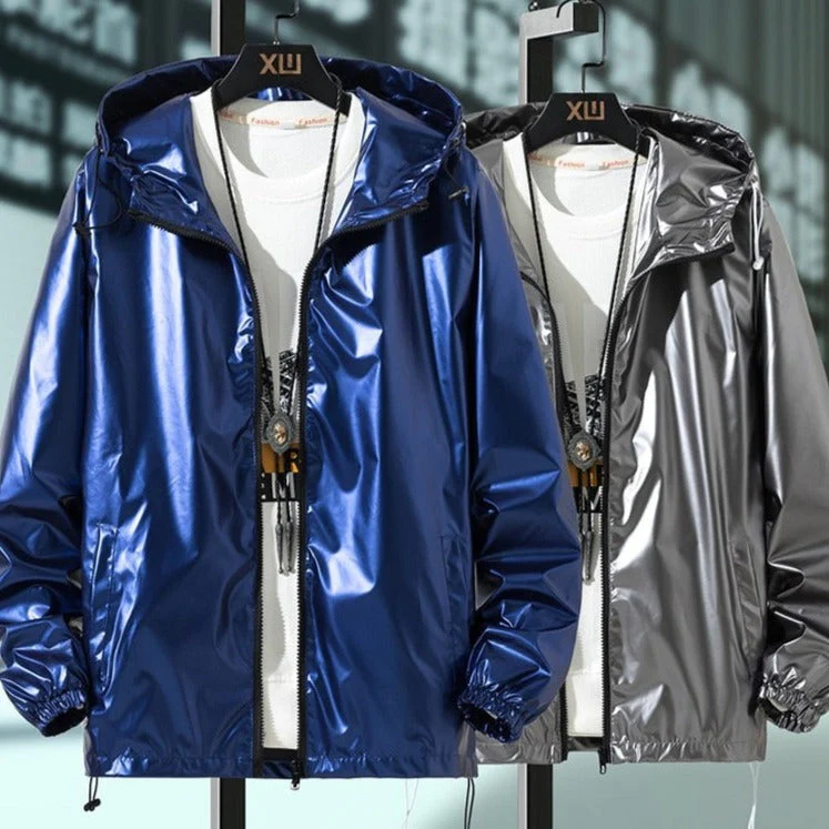 Spring Autumn Waterproof Oversize Jacket Women Clothes Hooded Zipper Bomber Jackets Outerwear Harajuku Windbreaker Coat - Deanwangkt