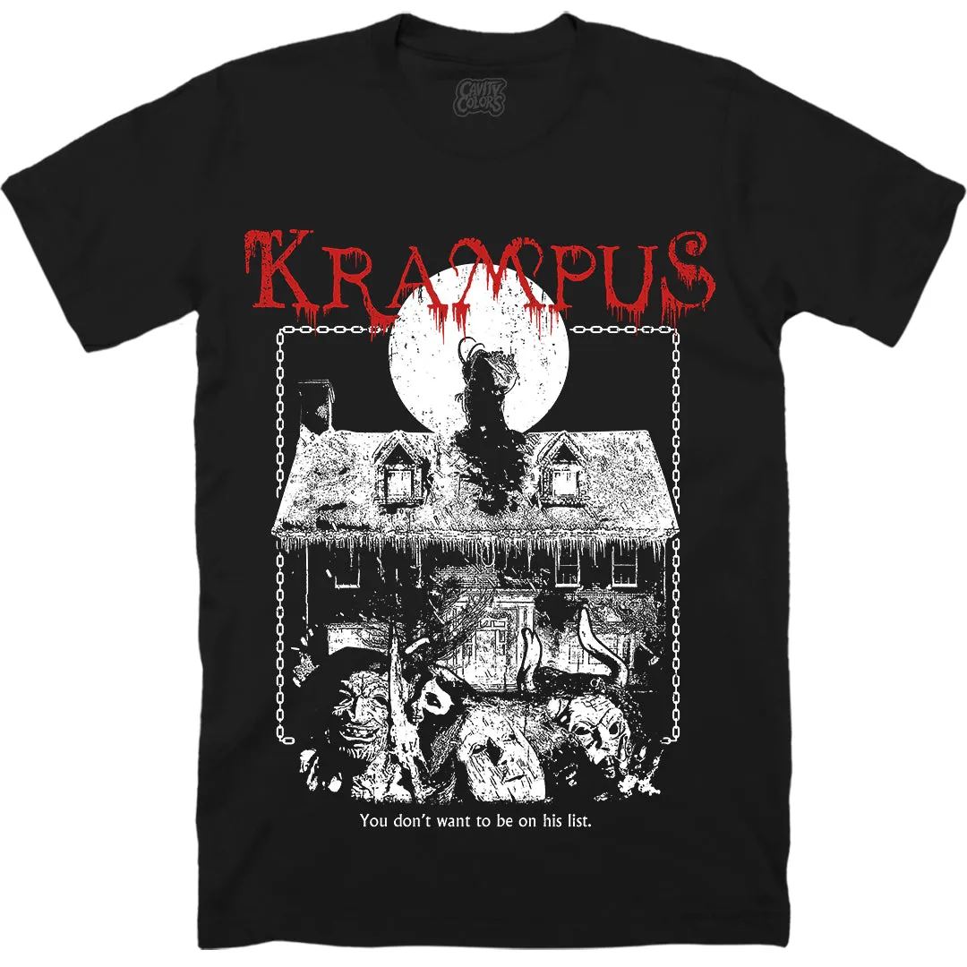 KRAMPUS: THERE GOES THE NEIGHBORHOOD - T-SHIRT (GLOW IN THE DARK)