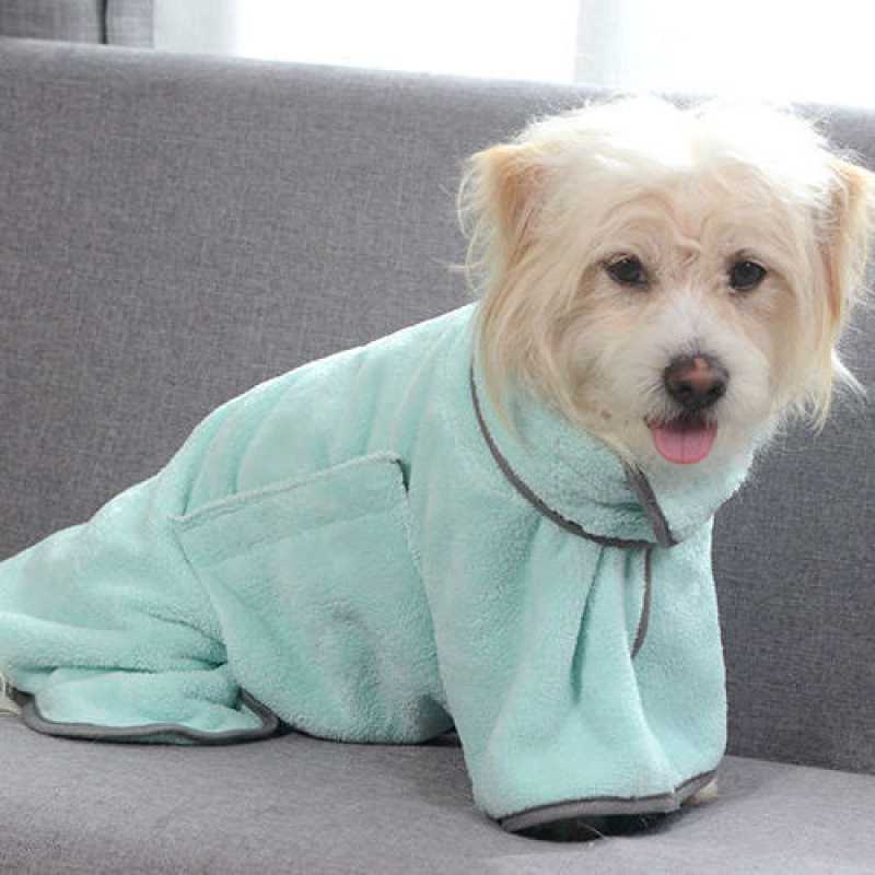 HULIANFU Pet Absorbent Towel Dog Bathrobe Xs-M Pet Dog Bath Towel For Small Medium Large Dogs Microfiber Super Absorbent Pet Drying Towel - Deanwangkt