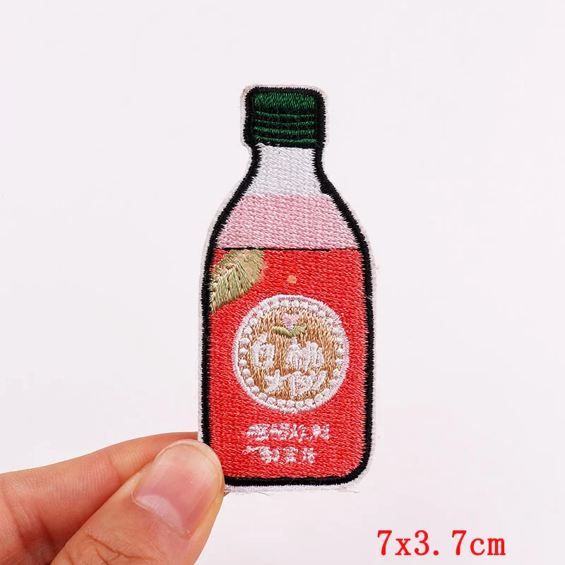 HULIANFU Mushroom Applique Embroidered Patches On Kids Clothes DIY Iron On Patches Cartoon Patches For Clothing Stickers Animal Badges - Deanwangkt