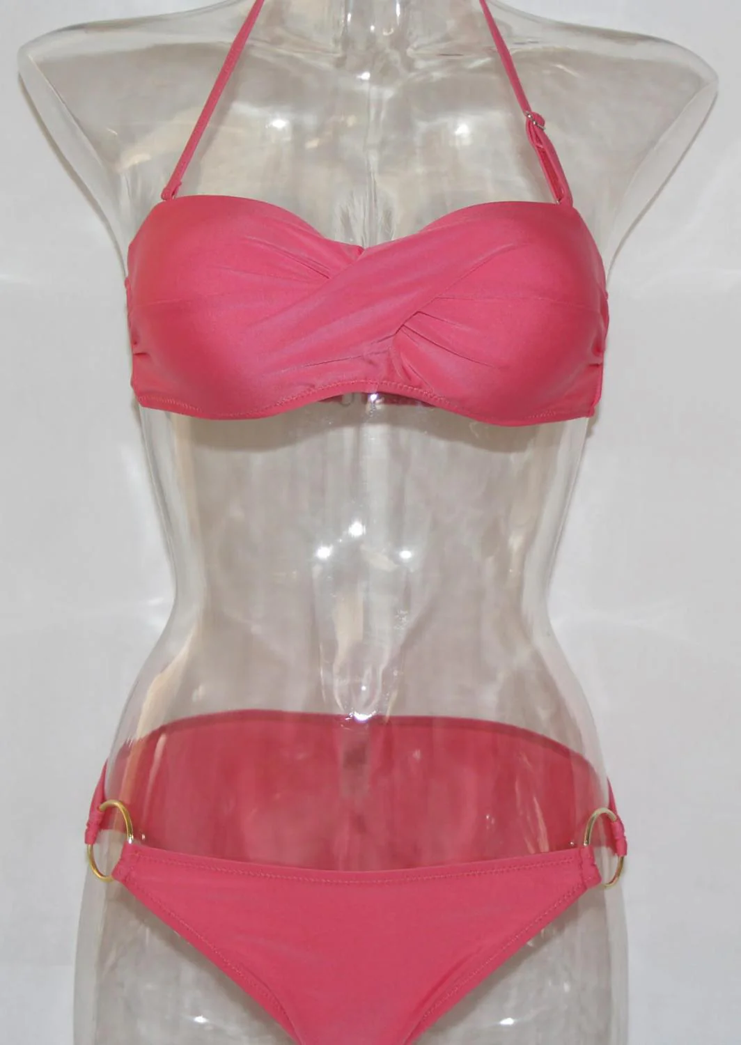 Brazilian Biquinis Women Sexy Push Up Bathing Suits Ring Design Beach Swim Wear Bandeau Strapless Bikini Set Maillot De Bain de - Deanwangkt