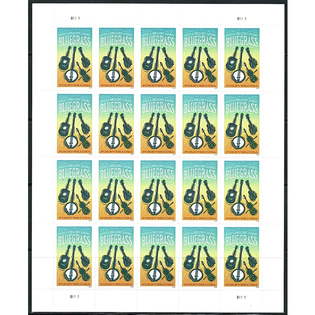 Bluegrass 2024, (Sheet of 20) - TWENTYSTAMPS