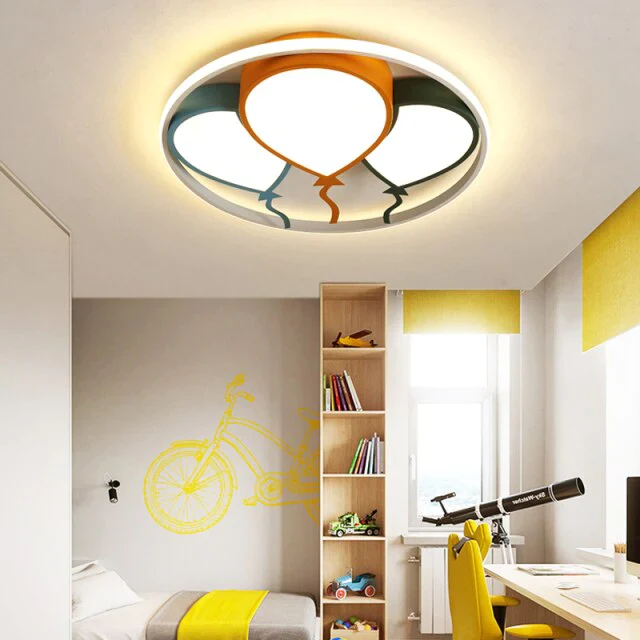 HULIANFU Nordic balloon kids home decoration salon bedroom decor led lamp lights for room dimmable ceiling light lamparas indoor lighting - Deanwangkt