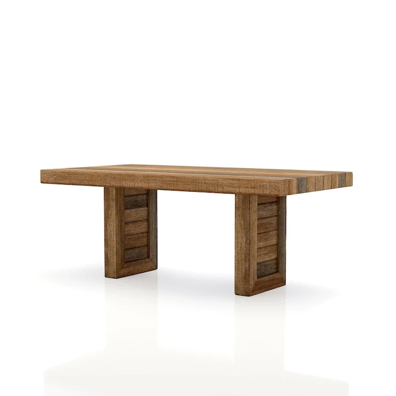 Furniture of America Anaisha Rustic Solid Wood 68-inch Dining Table