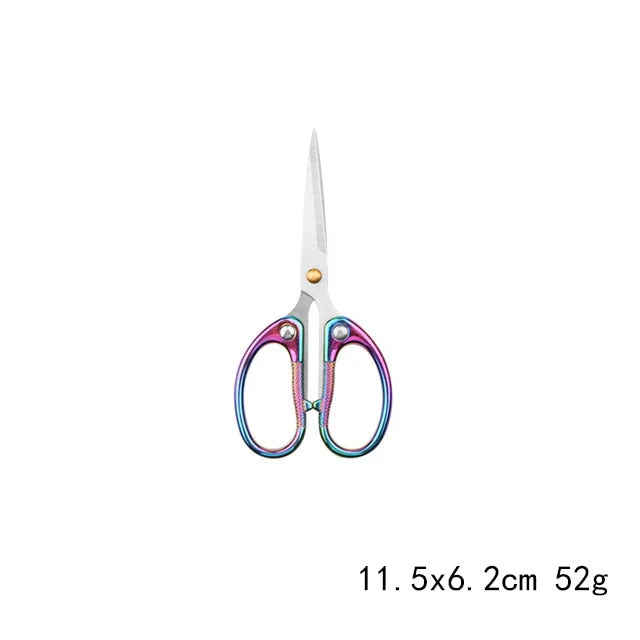 HULIANFU Vintage Stainless Steel Tailor Yarn Trim Cut cross stitch Scissor fabric Needlework Embroidery Thread knitting tool Sewing Tool - Deanwangkt