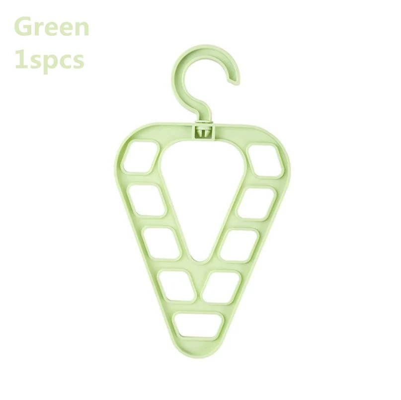 HULIANFU Magic 9-hole Support Circle Clothes Hanger Clothes Drying Rack Multifunction Plastic clothes rack Home Storage Hangers - Deanwangkt