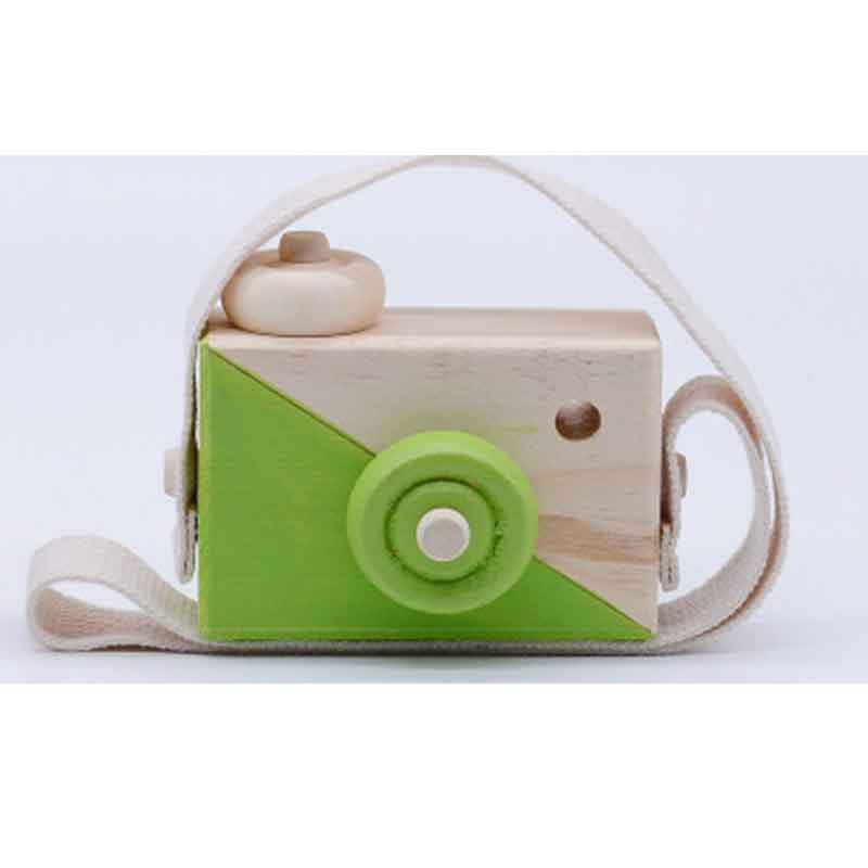 HULIANFU Nordic European Style Camera Toys Baby Kids Room Decor Furnishing Articles Child Christmas Birthday Wood Gifts - Deanwangkt
