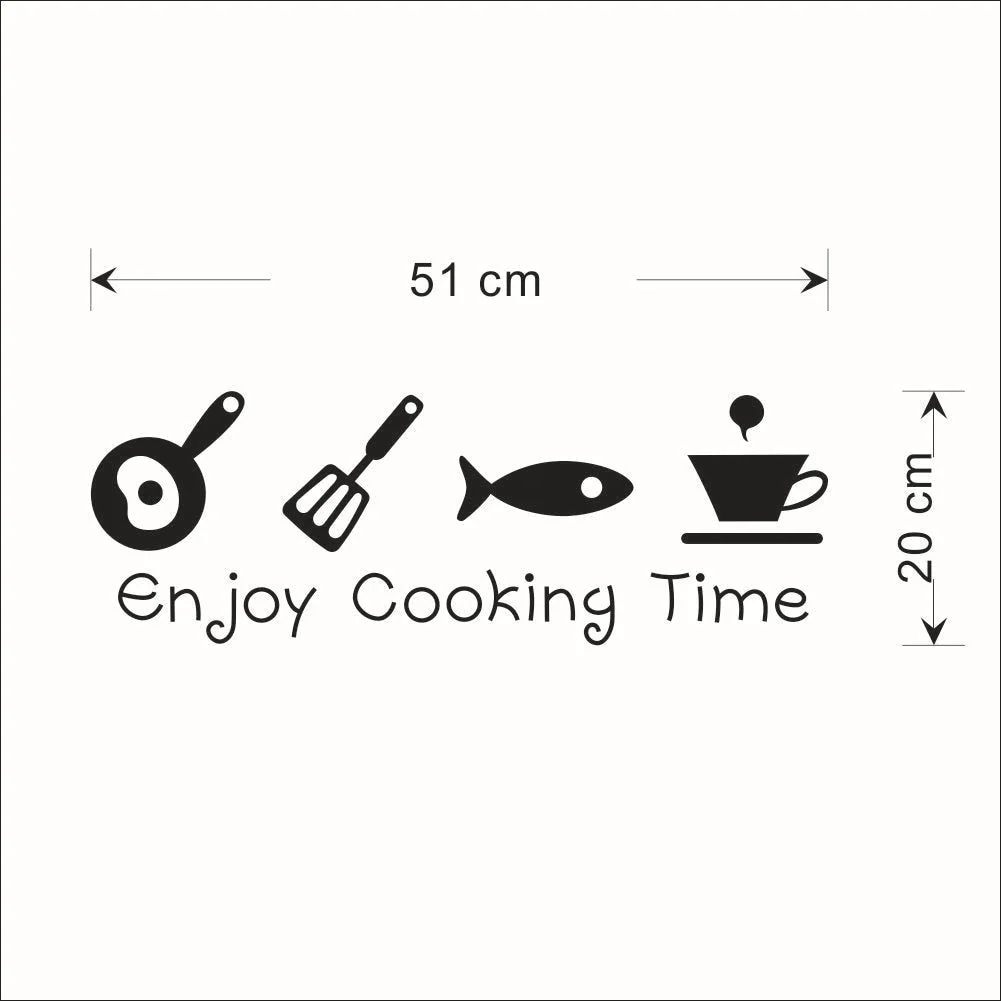 HULIANFU Kitchen Wall Stickers Vinyl Wall Decals for Kitchen English Quote Home Decor Art Decorative Stickers PVC Dining Room For Bar PVC - Deanwangkt