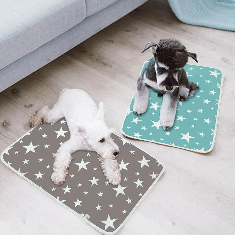 HULIANFU Pet Urine Pad Baby mattress Dog bed waterproof Sofa mat Washable Dog Diaper Reusable Moisture-Proof Blanket for Car Seat Cover - Deanwangkt