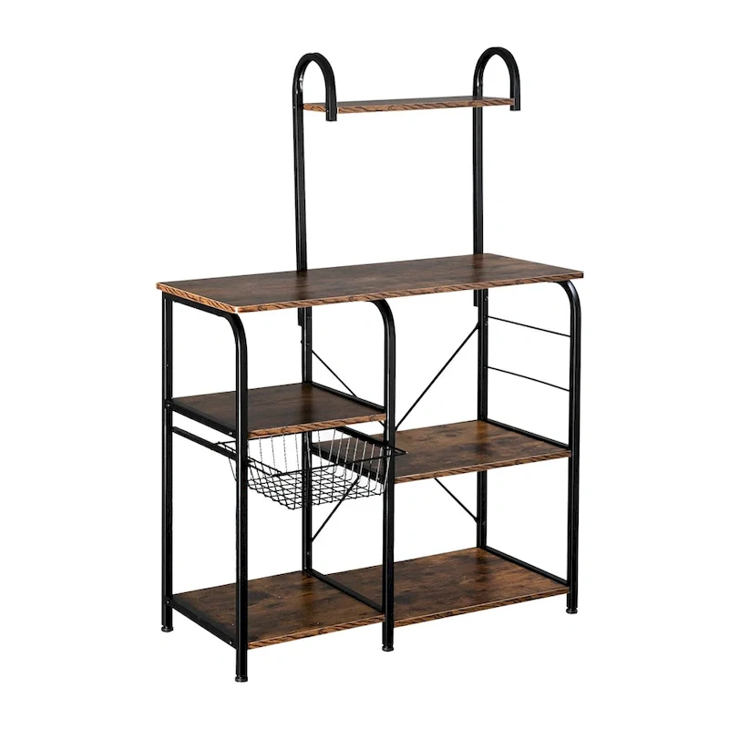 Kitchen Baker's Rack Utility 4-tier Microwave Stand