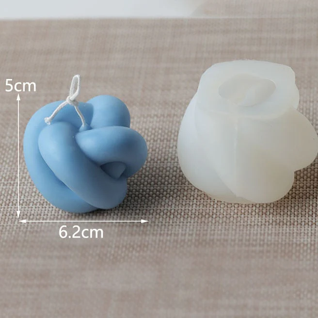 HULIANFU Scented Candle Mold DIY Wool shape Candle Silicone Casting Mold Handmade Candle Soap Making Wax Mold Handcraft Home Decoration - Deanwangkt