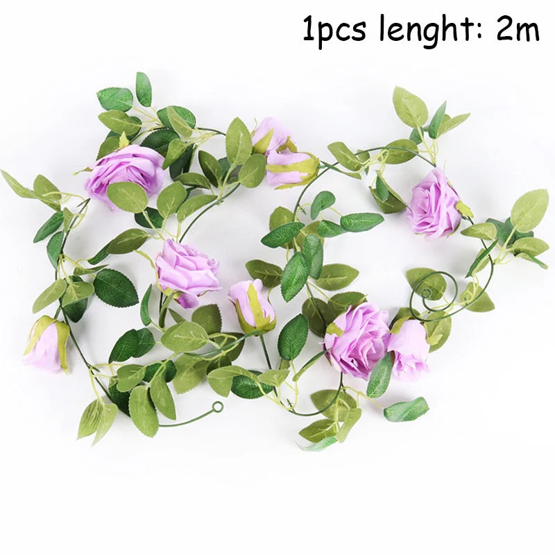HULIANFU Wedding Decoration 10-40cm Rattan Wreath Metal Hoop Wreath Decor Floral Hoop Christmas Decor for Home Hanging Artificial Flower - Deanwangkt