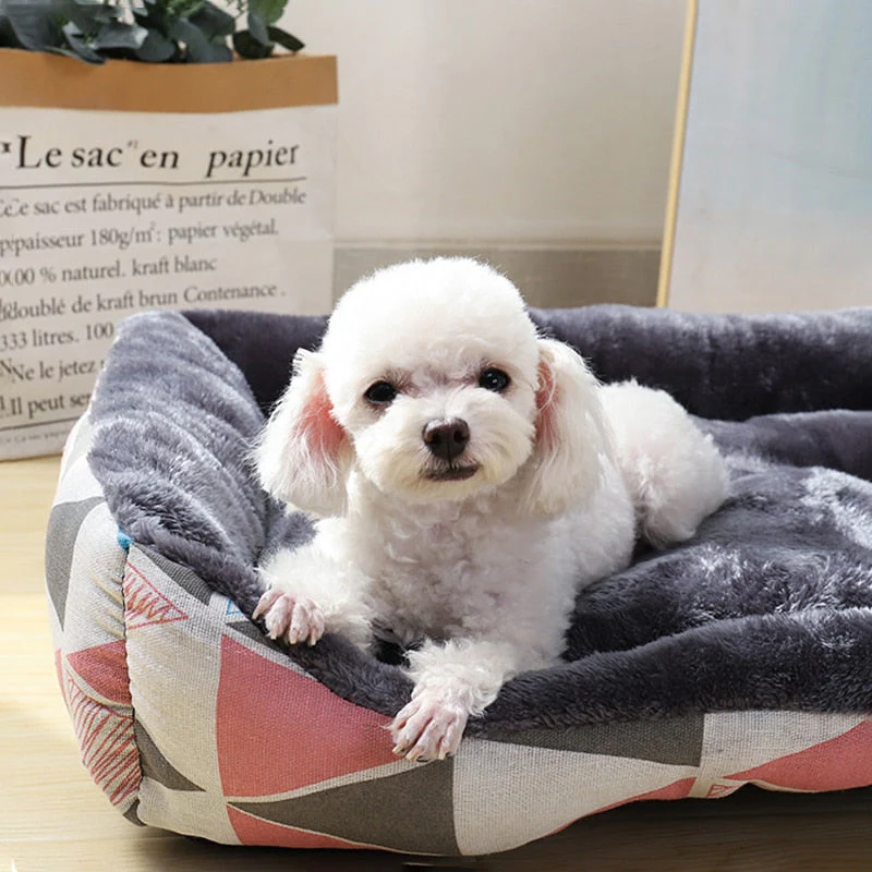 HULIANFU Pet Dog Bed Sofa Mats Pet Products Coussin Chien Animals Accessories Dogs Basket Supplies For Large Medium Small House Cat Bed - Deanwangkt