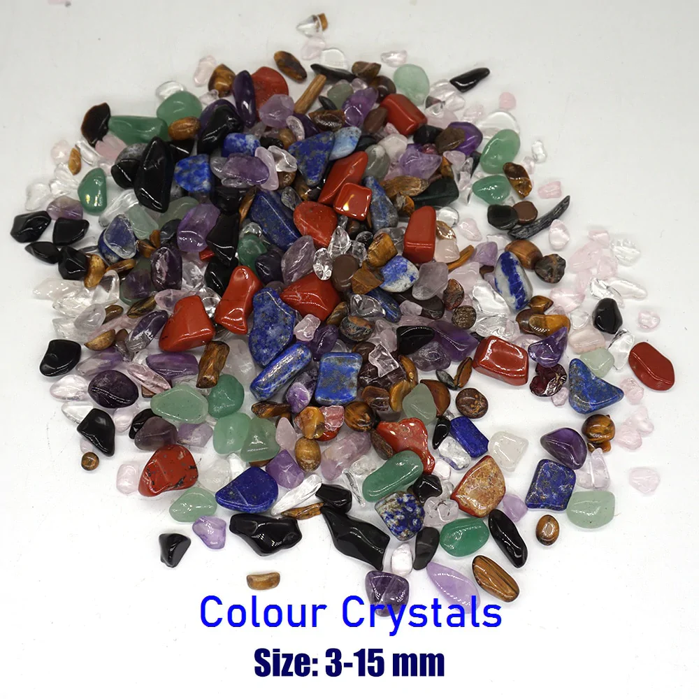 HULIANFU Natural Stones Gravel Crystals Chip Quartz Ore Minerals Reiki Healing Tumbled Agates Specimen Gemstones Home Aquarium Decoration - Deanwangkt