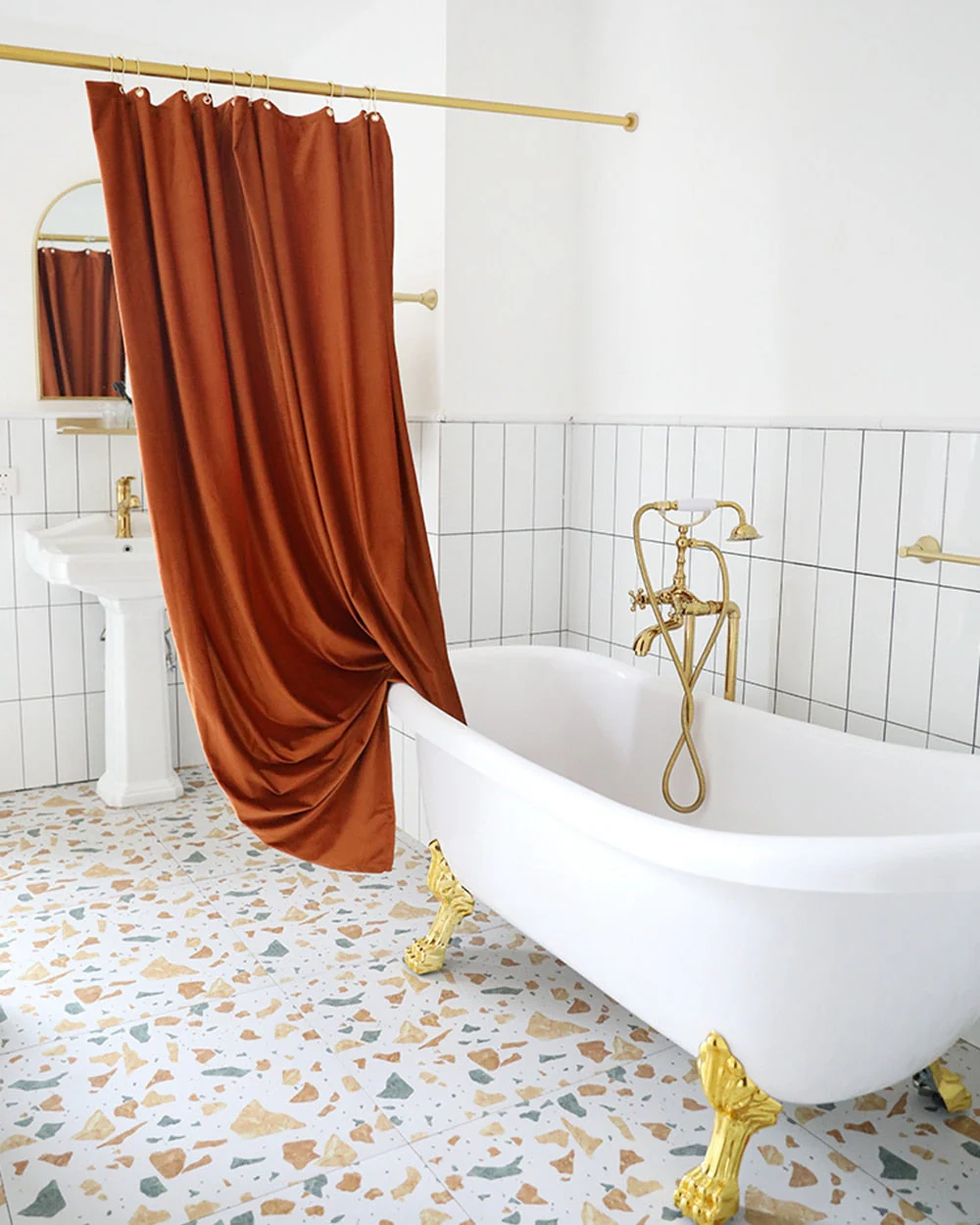 HULIANFU LIANGQI Velvet Shower Curtain Waterproof Coating Mildew Proof Fabric Thicken Cloth Bathroom Bathtub Tools Home Decoration Custom - Deanwangkt