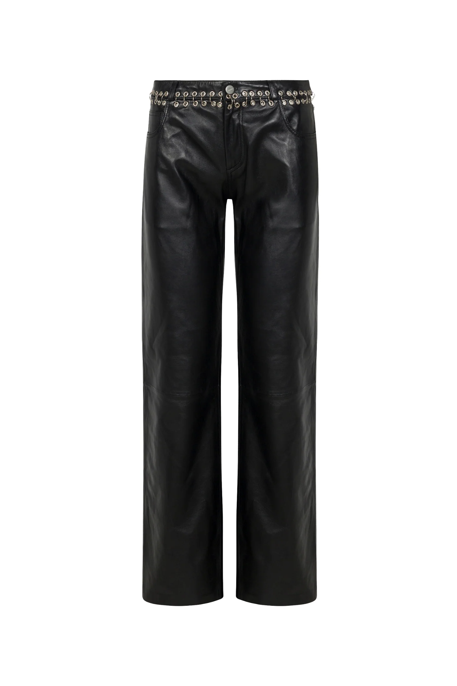 JOSEPHINA PANT - BLACK LEATHER (PREORDER)