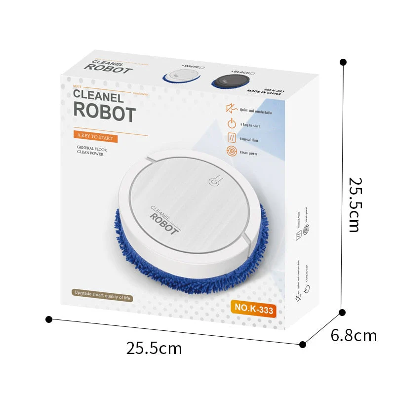 HULIANFU Intelligent Automatic Electric Mopping Robot Household Wet and Dry Mopping USB Charging Home Cleaner Robot - Deanwangkt