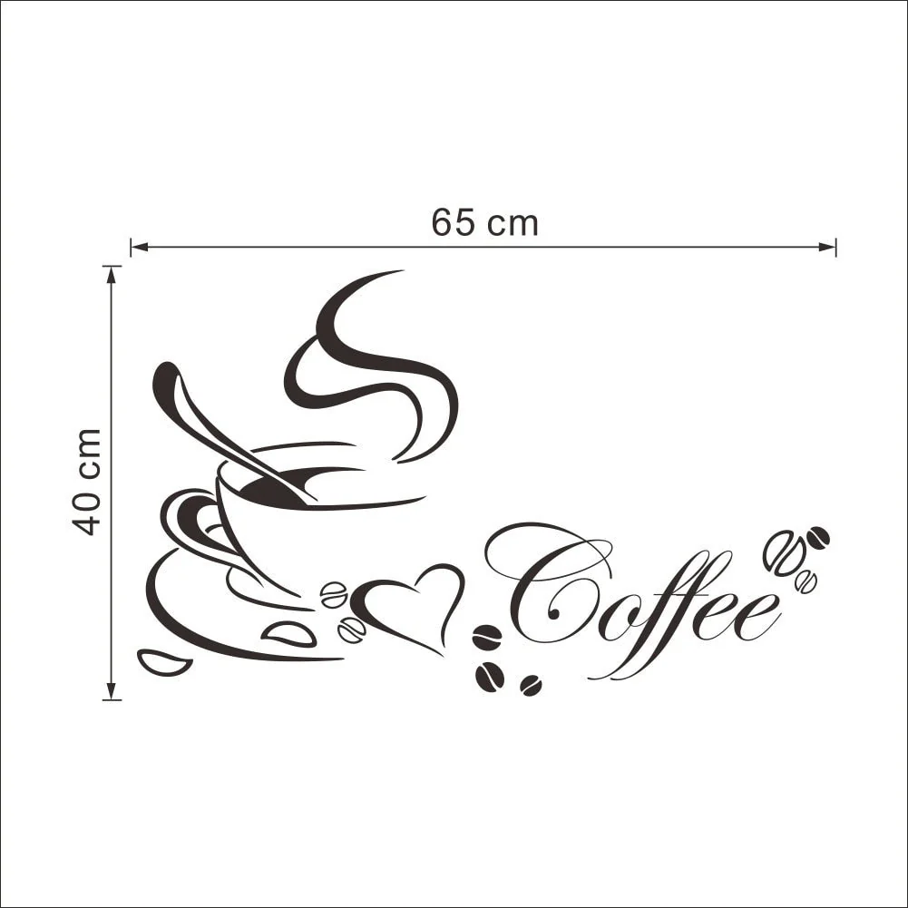 HULIANFU Kitchen Wall Stickers Vinyl Wall Decals for Kitchen English Quote Home Decor Art Decorative Stickers PVC Dining Room For Bar PVC - Deanwangkt