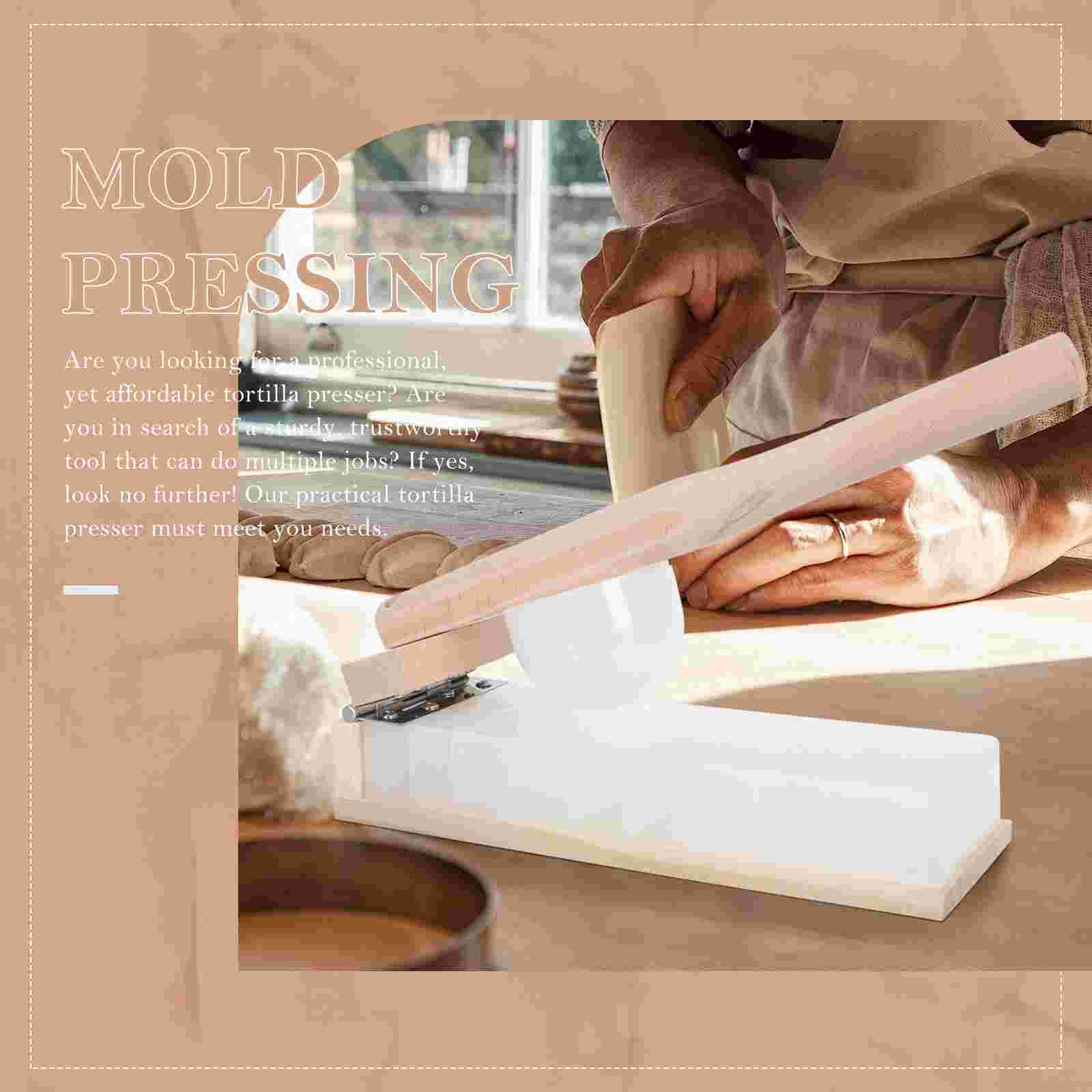 HULIANFU Press Dumpling Maker Tortilla Mold Presser Bun Dough Pelmeni Pierogi Flour Pastry Chinese Manual Mould Empanada Taco Corn Shaper - Deanwangkt