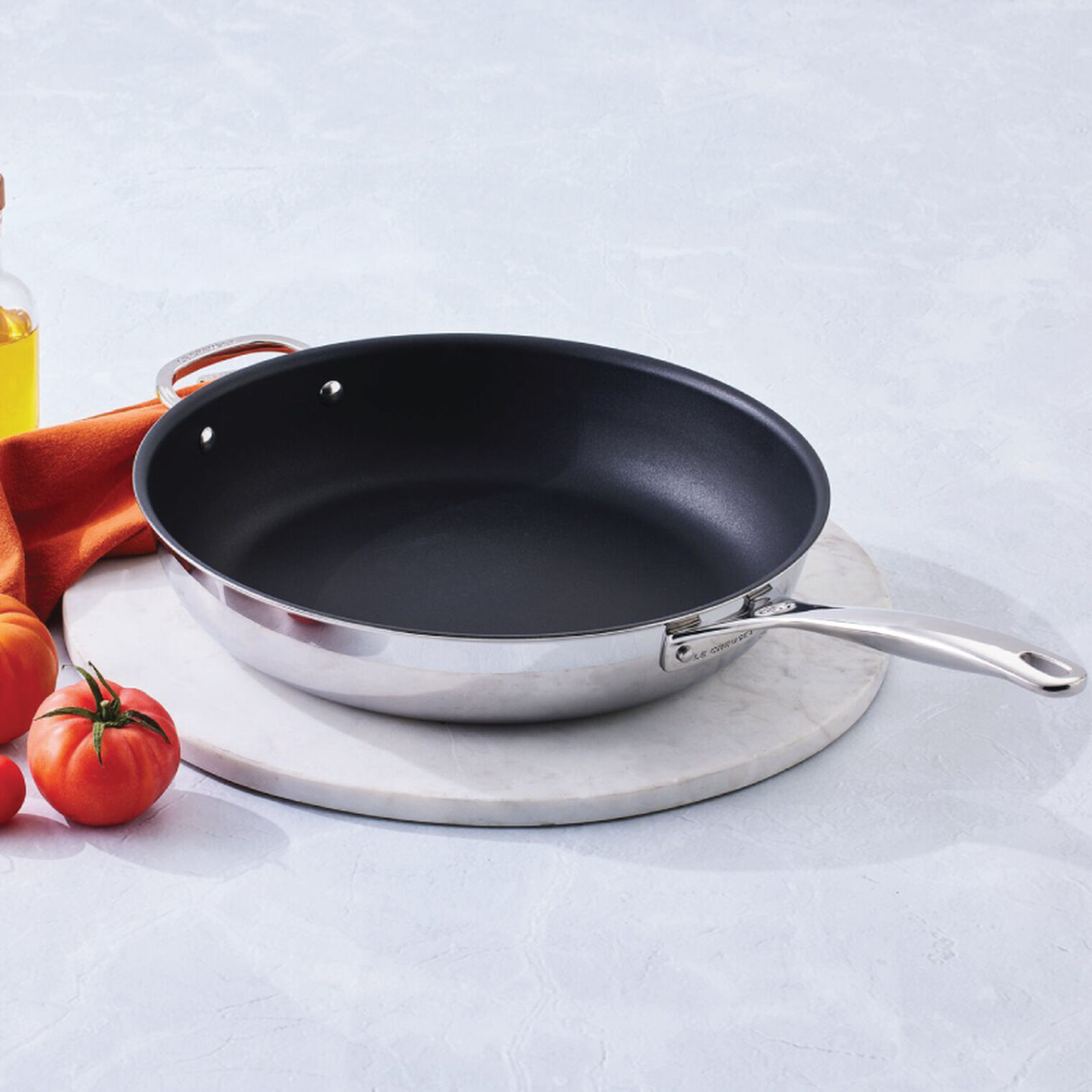 Signature Stainless Steel Non-stick Deep Fry Pan