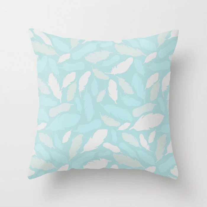 HULIANFU Super Hot Hipster Light Blue Green Mint Cushion Cases Modern Geometry Print Boho Decorative Pillowcase Sofa Couch Throw Pillows - Deanwangkt