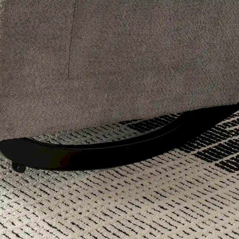 Accent Rocking Chair with Footrest High Back