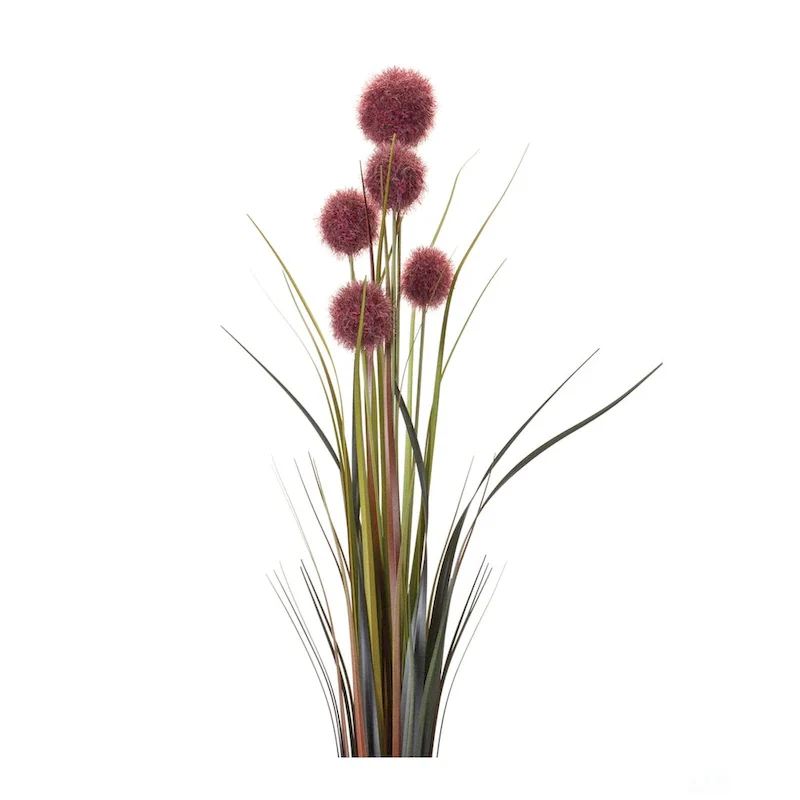 Burgandy Allium Grass Stem (Set of 6)